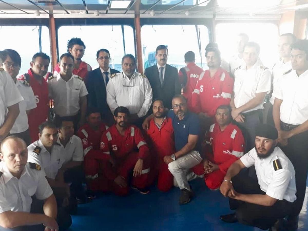 Iran has freed nine Indian crew members of a Panama-flagged tanker (Photo Twitter)