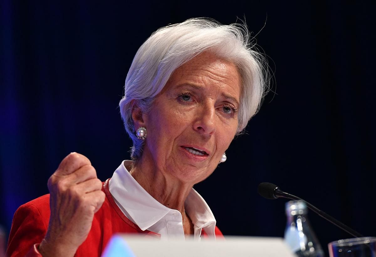 The IMF plans to select a new leader to replace Christine Lagarde at the global crisis lender by October 4, 2019 (AFP File Photo)