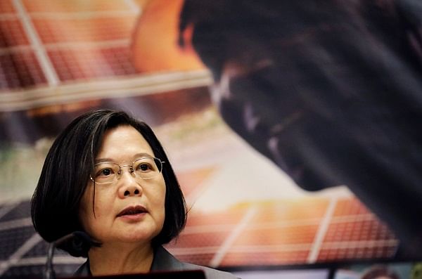 The scandal first erupted last month when the customs administration said that an agent within President Tsai Ing-wen's entourage tried to bring in 9,800 cigarette cartons as he returned from an official trip accompanying the island's leader to the Caribbean. REUTERS/Andres Martinez Casares