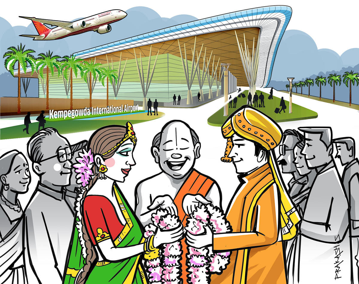 Once complete, the facility would be the first of its kind for an Indian airport, a BIAL spokesperson told DH. Besides hosting grand weddings, it will be spacious enough to host a wide range of events. This could mean music concerts, award shows, exhibitions and conventions.