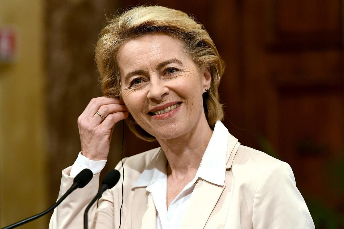 European Commission President German Ursula von der Leyen (AFP Photo)
