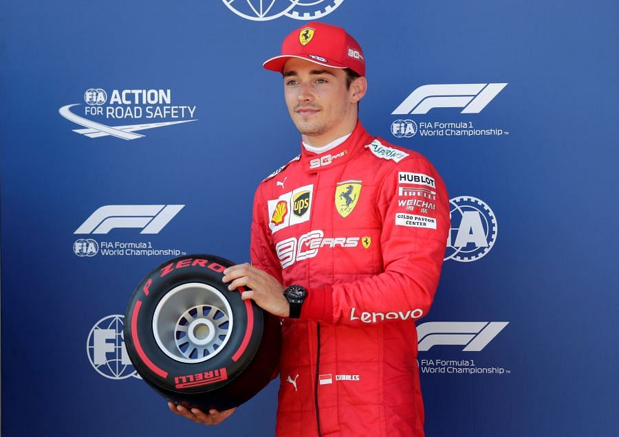 Ferrari's Charles Leclerc took pole position for the Austrian Grand Prix. Picture credit: Reuters