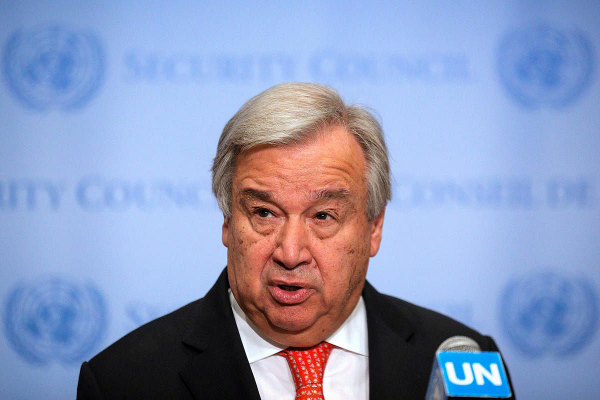 United Nations Secretary-General Antonio Guterres. Reuters file photo