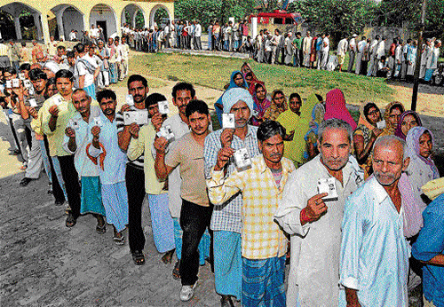 Haryana and capital city Chandigarh witnessed a high voter turnout on Thursday, amid largely peaceful polling.