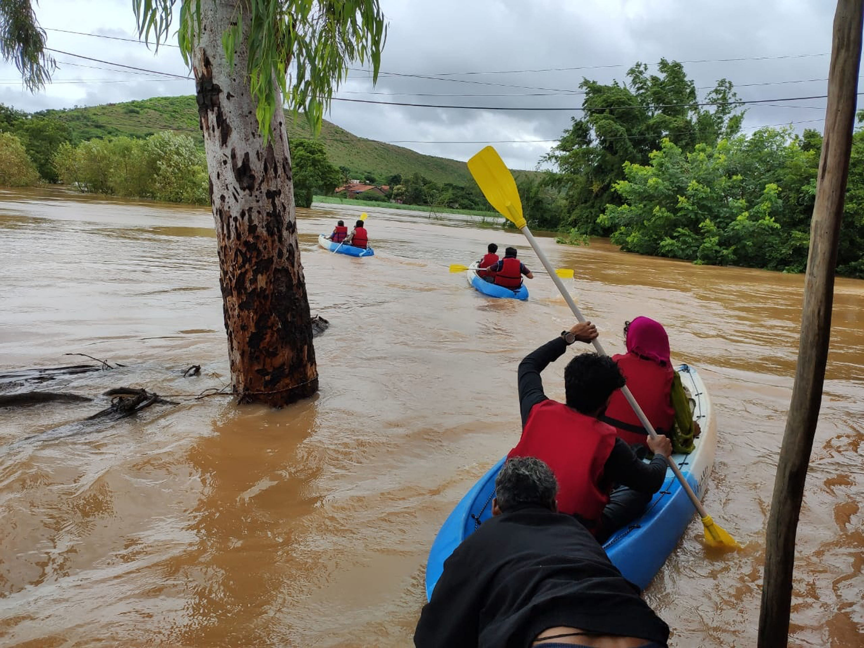 District administration declared two day holiday on August 6 and 7 to schools in both Belagavi and Chikkodi Education district excluding Ramadurg taluk in view of heavy rains lashing Belagavi district. (DH Photo)