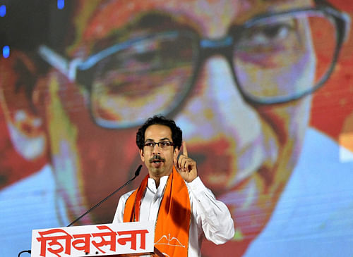 Launching a fresh attack on Prime Minister Narendra Modi, the Shiv Sena today said he is leaving his work in Delhi to hold rallies in Maharashtra and questioned the work done by him for the state after becoming the Prime Minister. PTI file photo