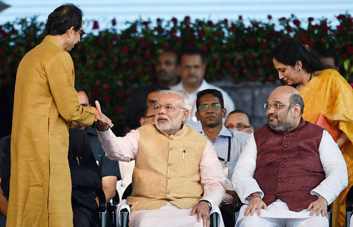 Prime Minister Narendra Modi's Cabinet reshuffle on Sunday may not be all that smooth, with ally Shiv Sena making last-minute hard bargaining on its joining  the Maharashtra government led by the BJP.PTI File Photo