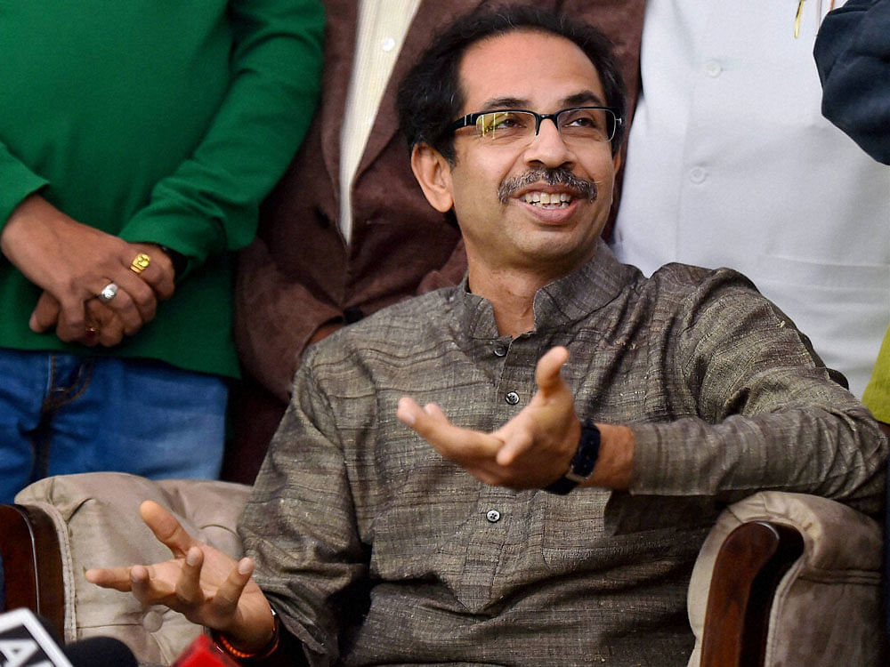 As the results of the civic polls trickled in, Sena was at the top after winning 84 seats in the 227-member BMC, while its estranged ally BJP was close behind at 82. PTI file photo