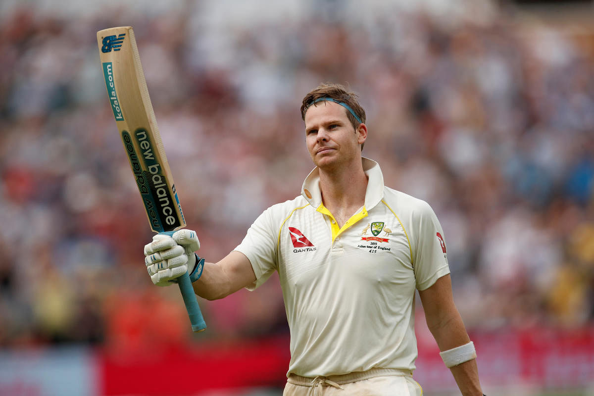 Australia's Steve Smith became only the eighth batsman to score a hundred in each innings of an Ashes test. (Reuters file photo)