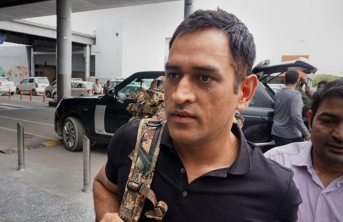 Dhoni is currently on a two-month break from cricket to serve his battalion. (PTI File Photo)