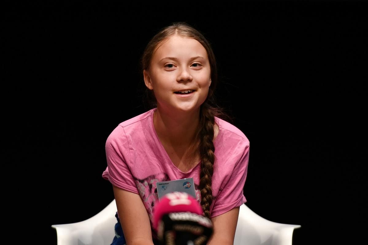 Swedish climate activist Greta Thunberg (AFP Photo)