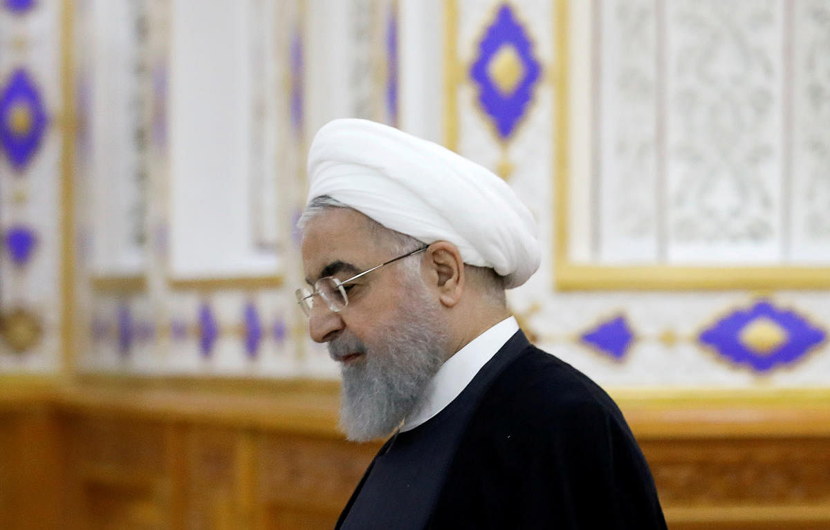 Rouhani, speaking at the foreign ministry after meeting with his top diplomat, Mohammad Javad Zarif, said Iran was ready for talks regardless of whether or not the US was party to a landmark nuclear deal. (Reuters File Photo)