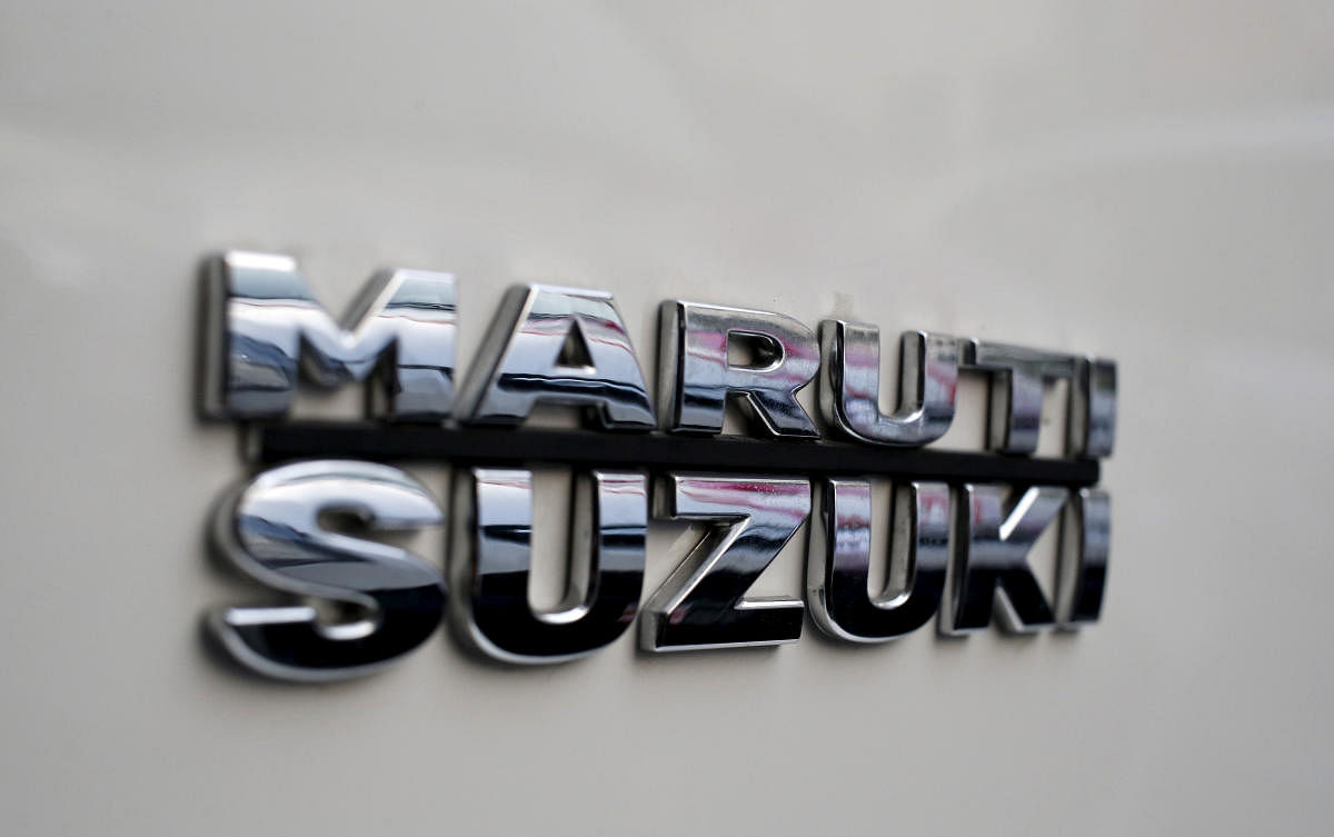 The logo of Maruti Suzuki India Limited (Reuters Photo)