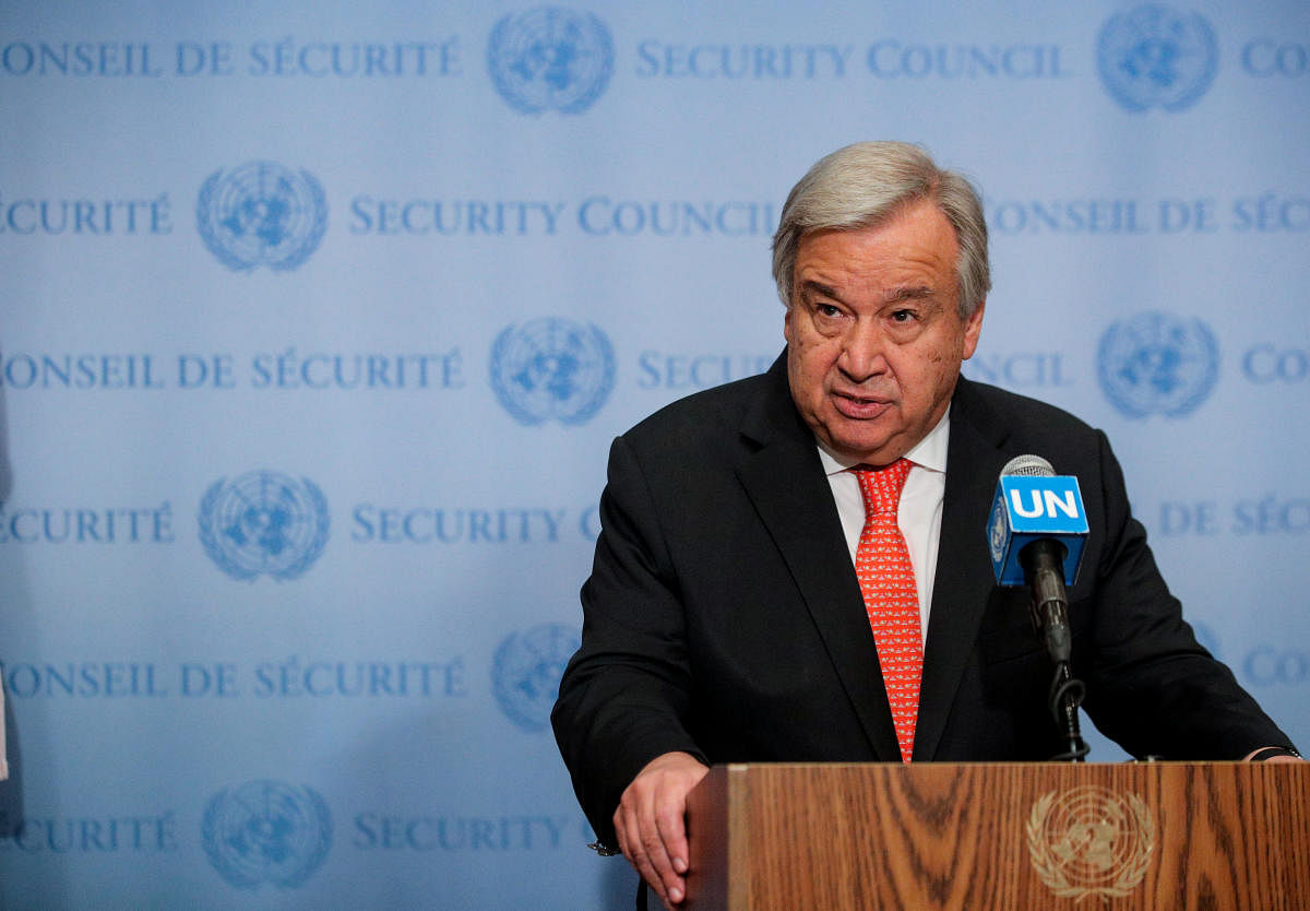 UN Secretary General Antonio Guterres. (Reuters File Photo)
