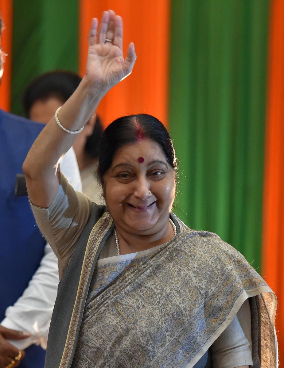 Sushma Swaraj. File photo