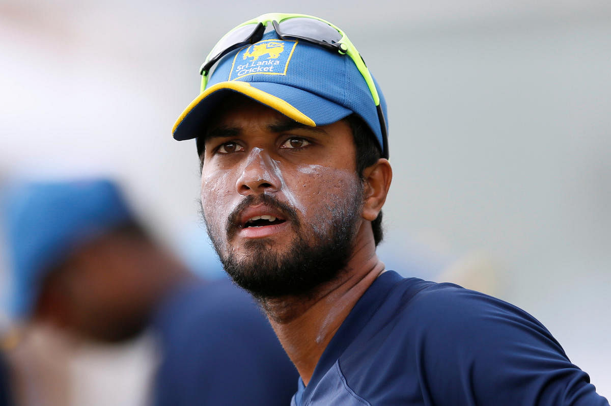 Sri Lanka on Friday recalled former skipper Dinesh Chandimal to the 15-member squad for the first Test against New Zealand, ending a six-month exile for the wicketkeeper-batsman. (Reuters Photo)