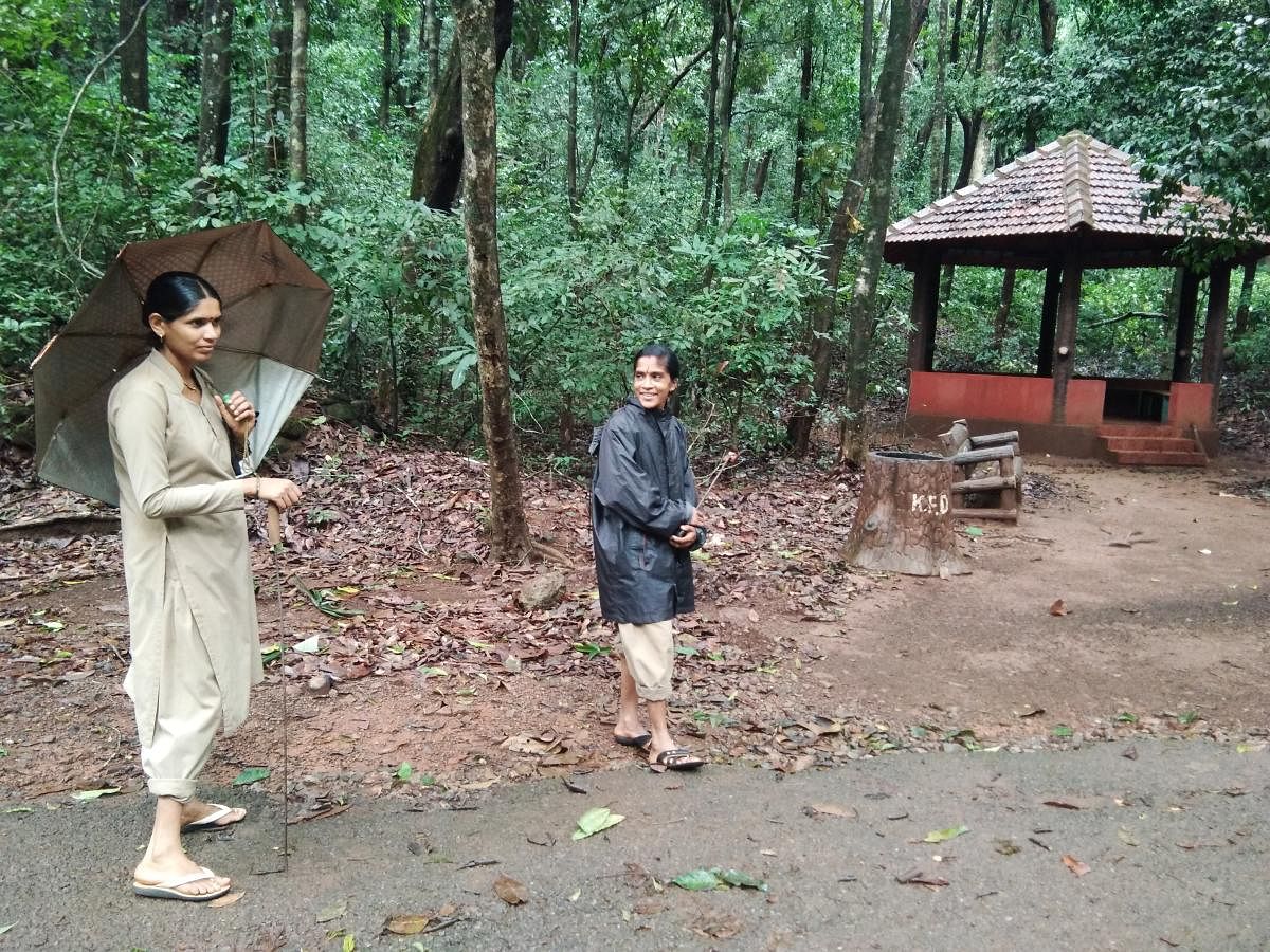 Shaila Patagara and Vinoda Marati at Yana, Uttara Kannada.Photos by author