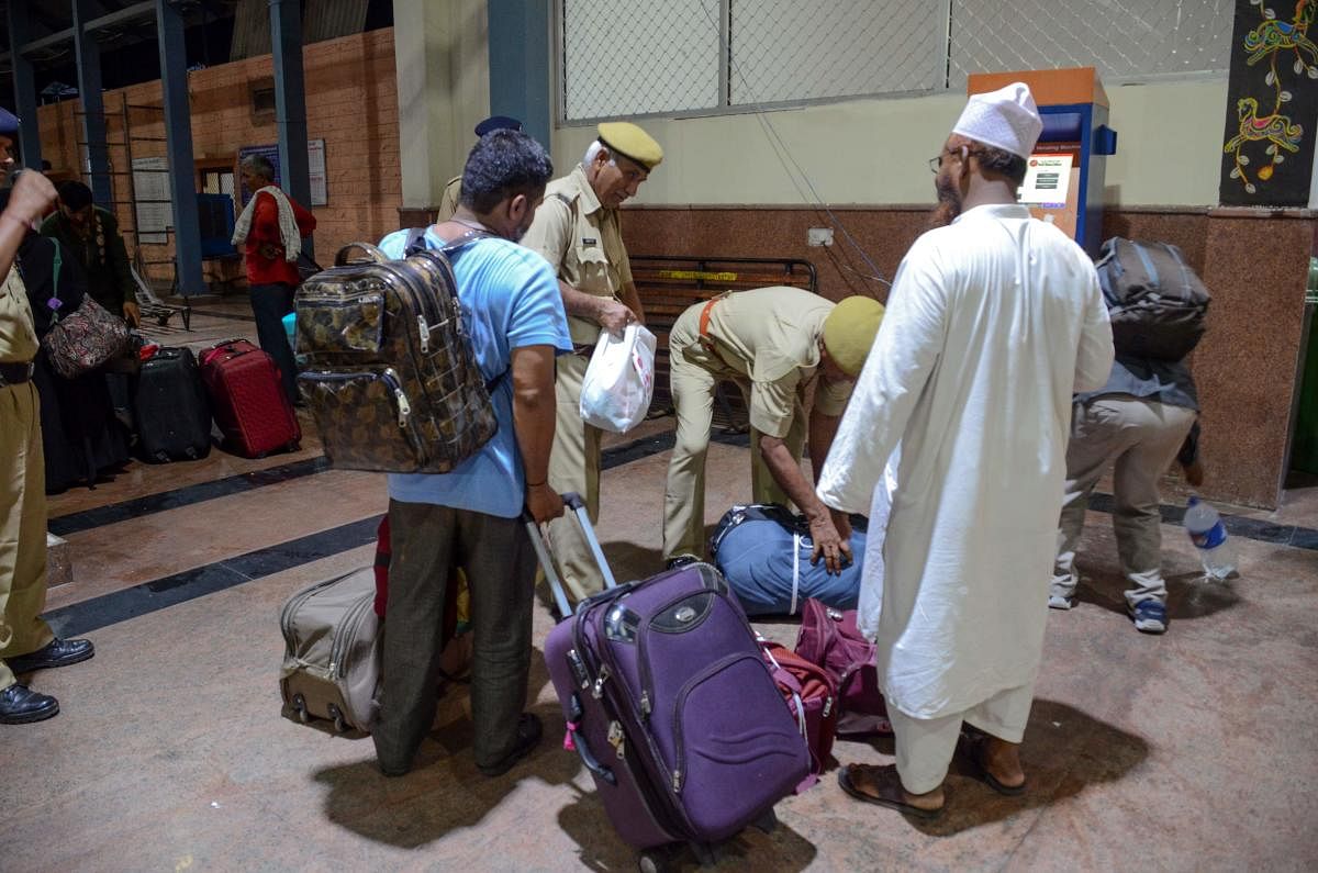 Among the Pakistani nationals, who dared to take the train to India amid lingering uncertainty over the fate of its return, included Saifuddin, who came from Karachi. (AFP Photo)