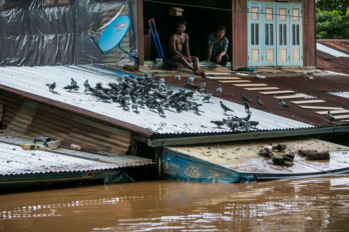 Every year monsoon rains hammer Myanmar and other countries across Southeast Asia, submerging homes, displacing residents and triggering landslides. (AFP Photo)