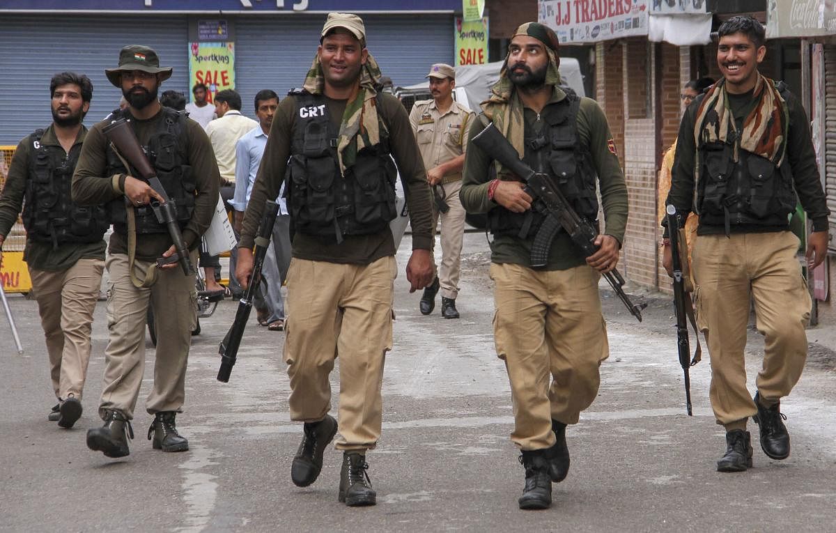 People have been asked to inform police in case they notice any suspicious person or object, an advisory issued by the Senior Superintendent of Police (Security), Jammu. PTI Photo