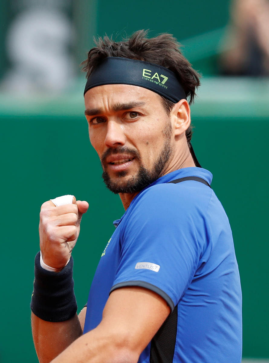 From tennis' bad boy to a model family man now, Fabio Fognini has undergone a massive transformation. REUTERS 