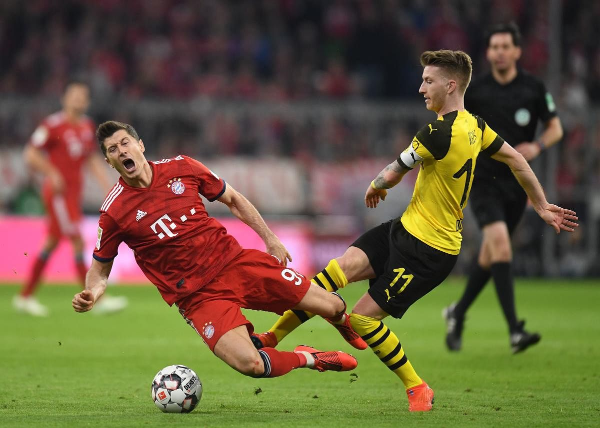 Bayern Munich faces rivals Borussia Dortmund in the Supercup, a one-off football match in Germany that features the winners of the Bundesliga championship. (Photo by AFP)