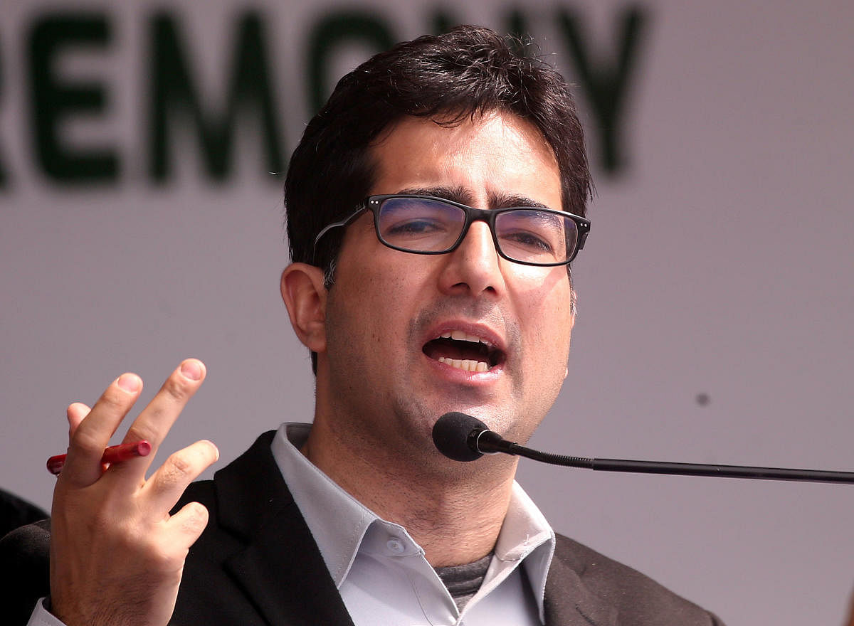 Former IAS officer Shah Faesal. (Reuters Photo)