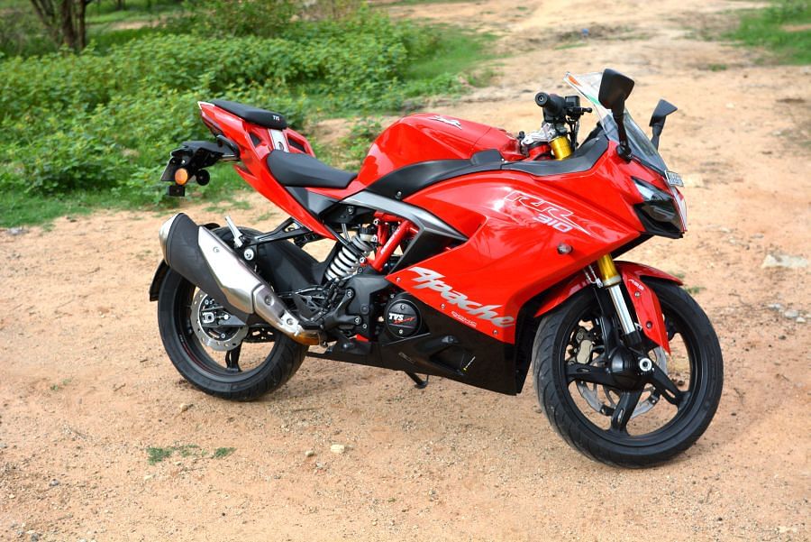 The TVS Apache RR 310. Picture credit: Vivek Phadnis/ DH Photo