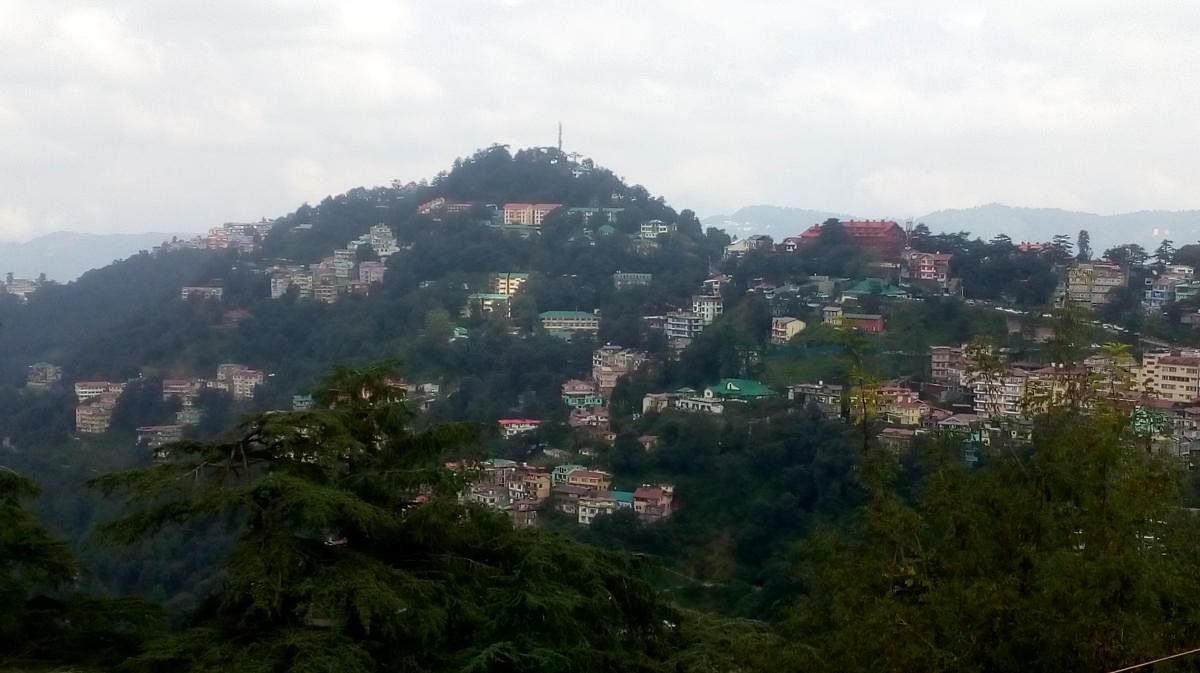 Caught in the bite: A scenic view of Shimla. Photo by author