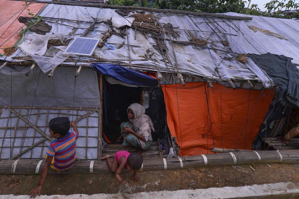 The army operation led to the Rohingya exodus to Bangladesh and accusations that security forces committed mass rapes and killings and burned thousands of homes. (AFP Photo)
