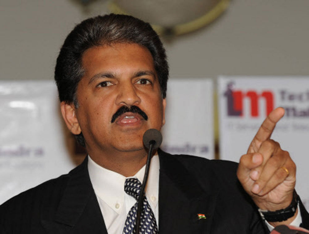 Anand Mahindra's tweets are always a joy to read (DH File Photo)