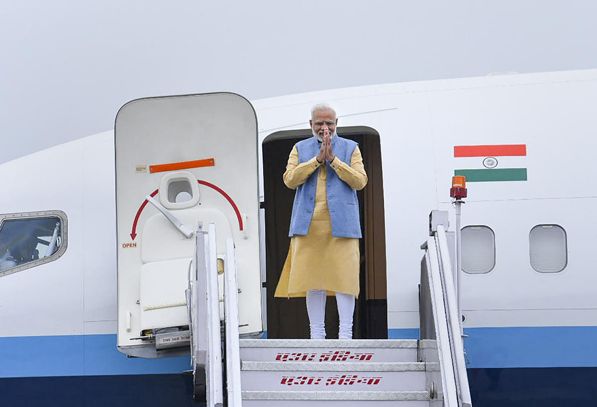 This is the Prime Minister's second visit to Bhutan and the first since his re-election. (PTI photo)