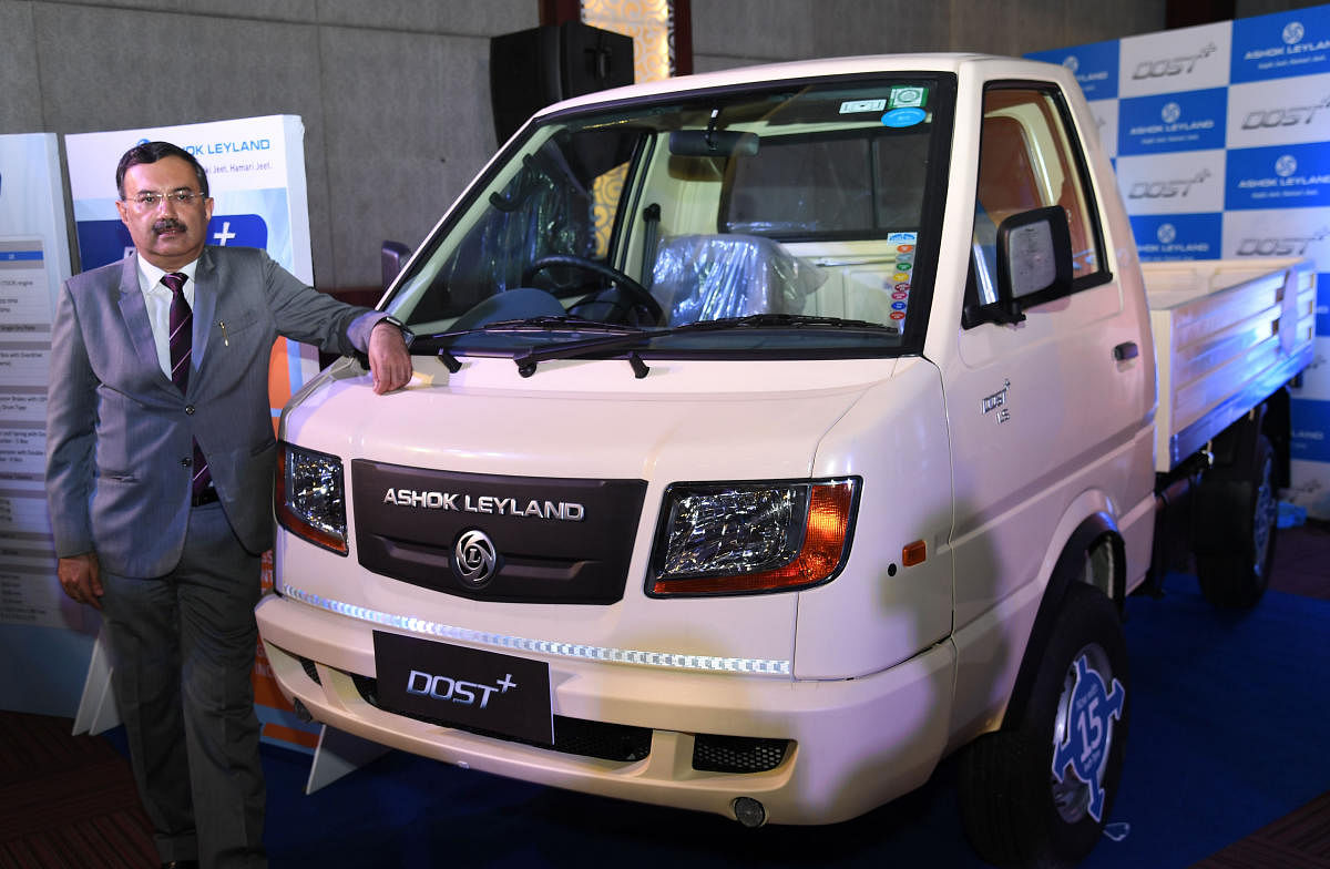Nitin Seth President light Commercial Vehicles Ashok Leyland. DH Photo for representation only. 