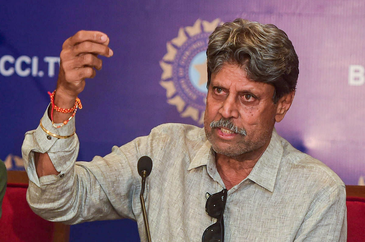 Former India captain and Chairman of Cricket Advisory Committee Kapil Dev. (PTI Photo)