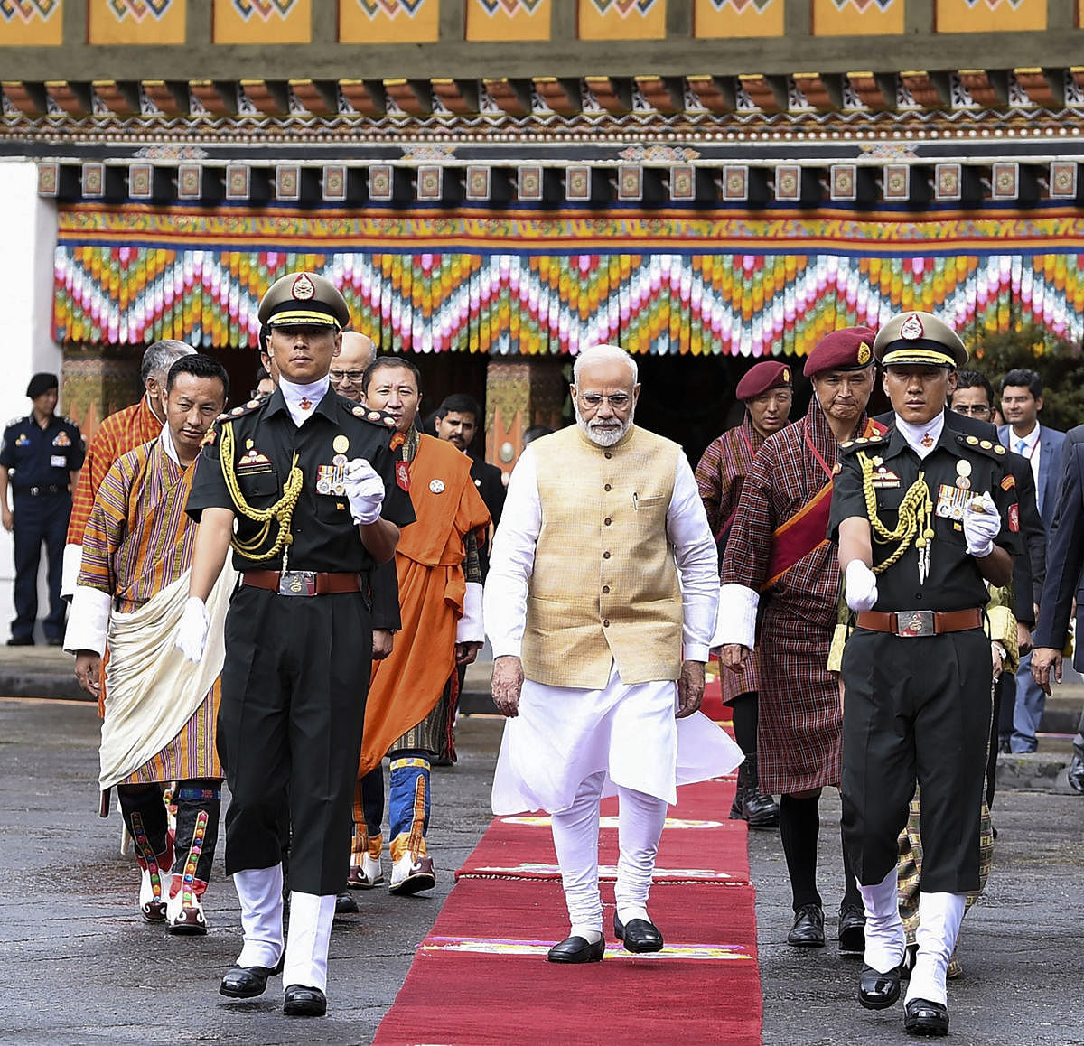 Modi is on his second visit to Bhutan and the first since his re-election in May this year. (PTI file photo)
