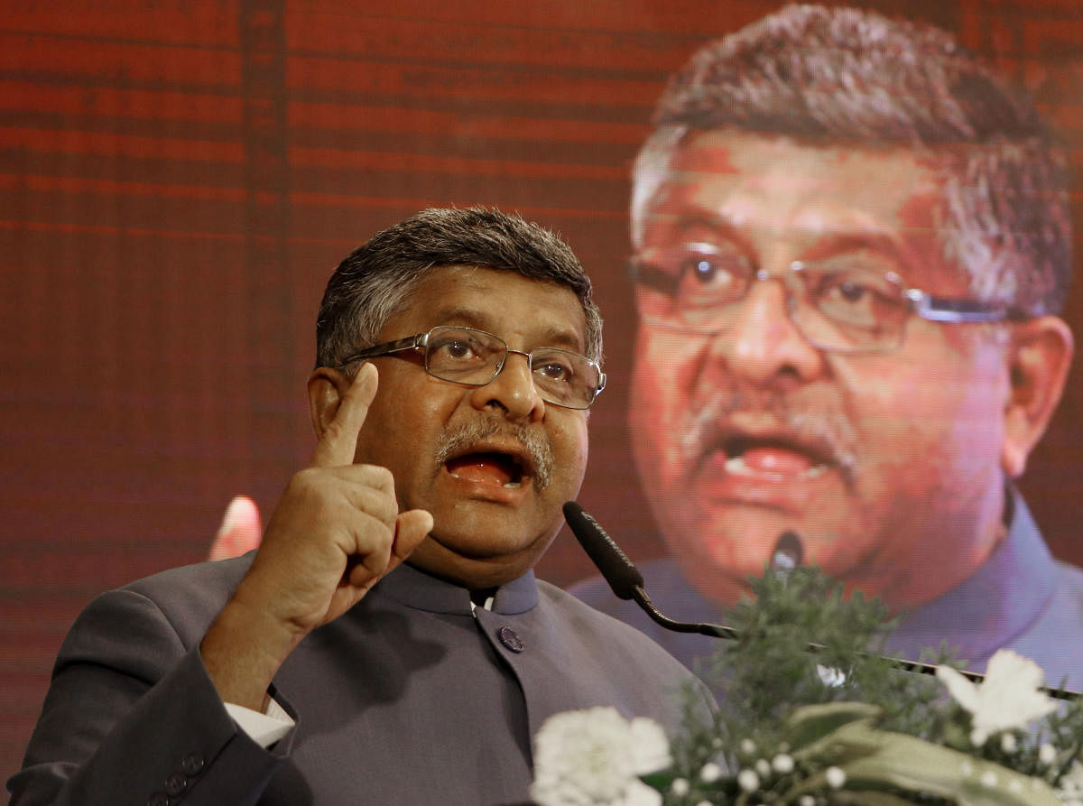 Communications Minister Ravi Shankar Prasad during his interaction with CEOs of telecom companies last month had asked the industry to prioritise connecting 43,000 villages that are without mobile services. (PTI file photo)
