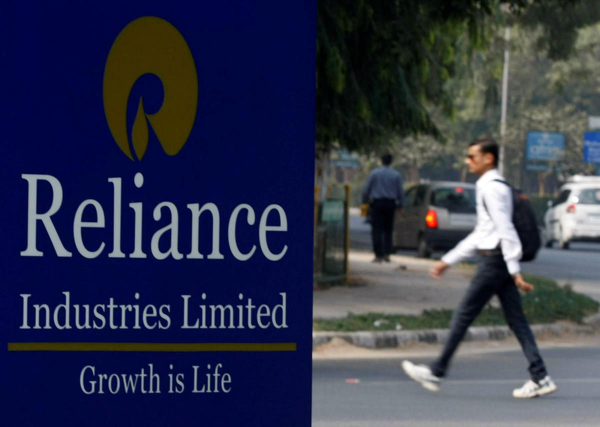 Reliance Industries Limited sign board. (Reuters Photo)