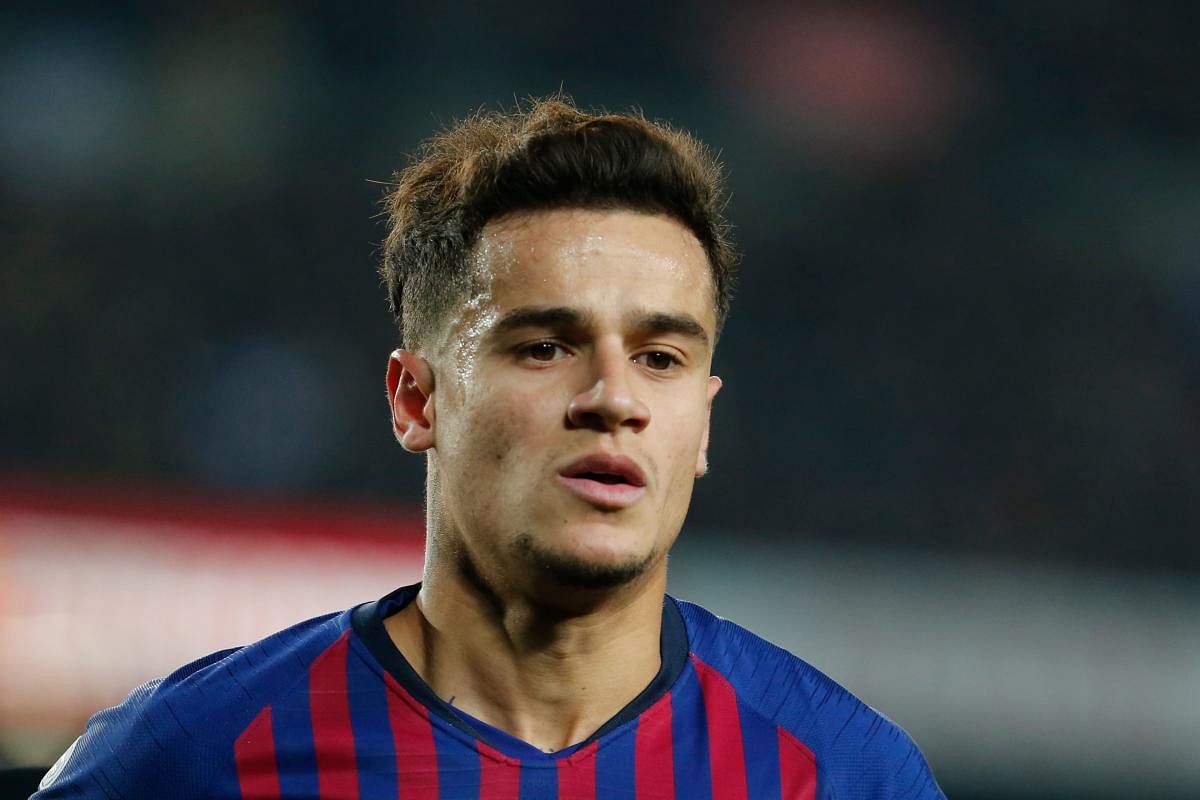 Coutinho, who joined Barcelona in January last year for approximately 142 million pounds ($172.25 million), was the third most expensive transfer in history but he failed to hit the same heights at the Camp Nou as he did with Liverpool. (AFP Photo)