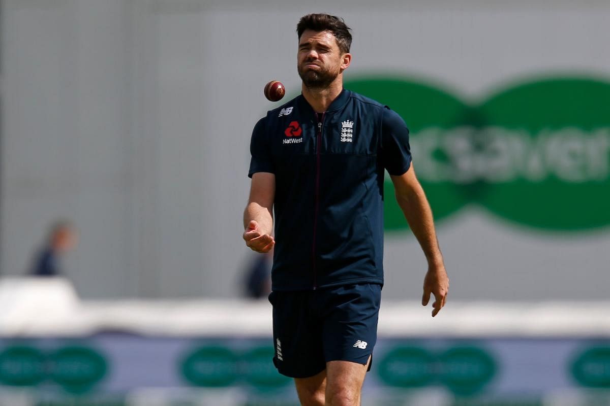 Anderson, who is recuperating from a right calf injury, will feature against Leicestershire in a three-day friendly match starting on Tuesday. (AFP Photo)