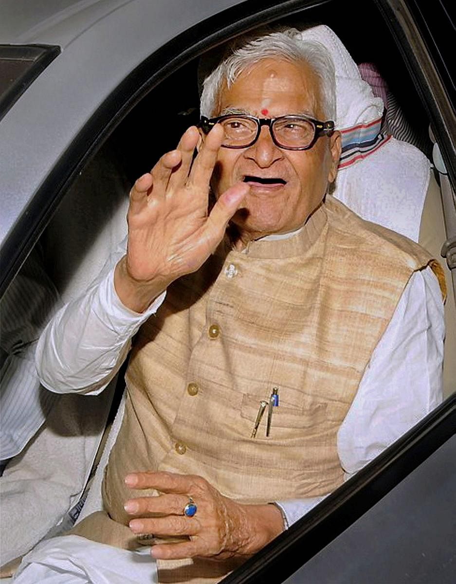 The 82-year-old leader had been suffering from cancer and was undergoing treatment at the national capital, where he breathed his last in the morning, they said.(PTI Photo) 