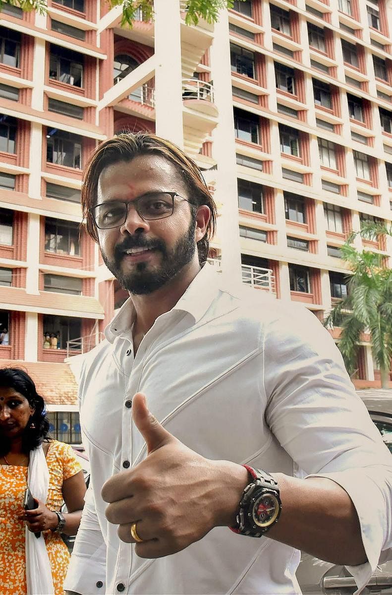 Sreesanth was banned from all forms of cricket in 2013 after he was found guilty of spot-fixing in an IPL game (PTI File Photo)