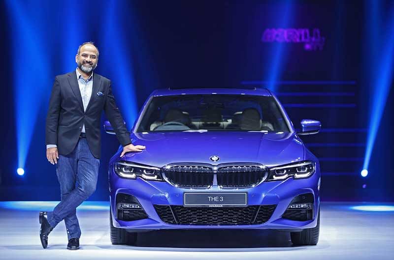 Mr. Rudratej Singh, President and CEO, BMW Group India with the all-new BMW 3 Series