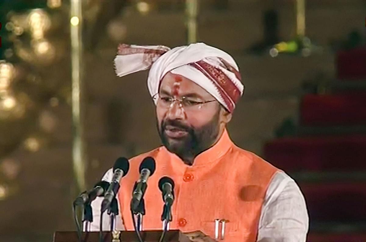  Minister of State for Home G Kishan Reddy. PTI file photo