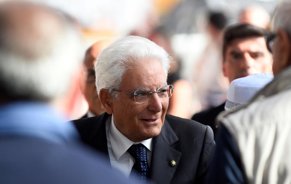 Italy's constitution says that Mattarella should first consult former presidents, meaning Senator Giorgio Napolitano, 94, who was in the job from 2006-2015. A range of options is open to Mattarella, with a new government possible as soon as Friday. Photo/Reuters 