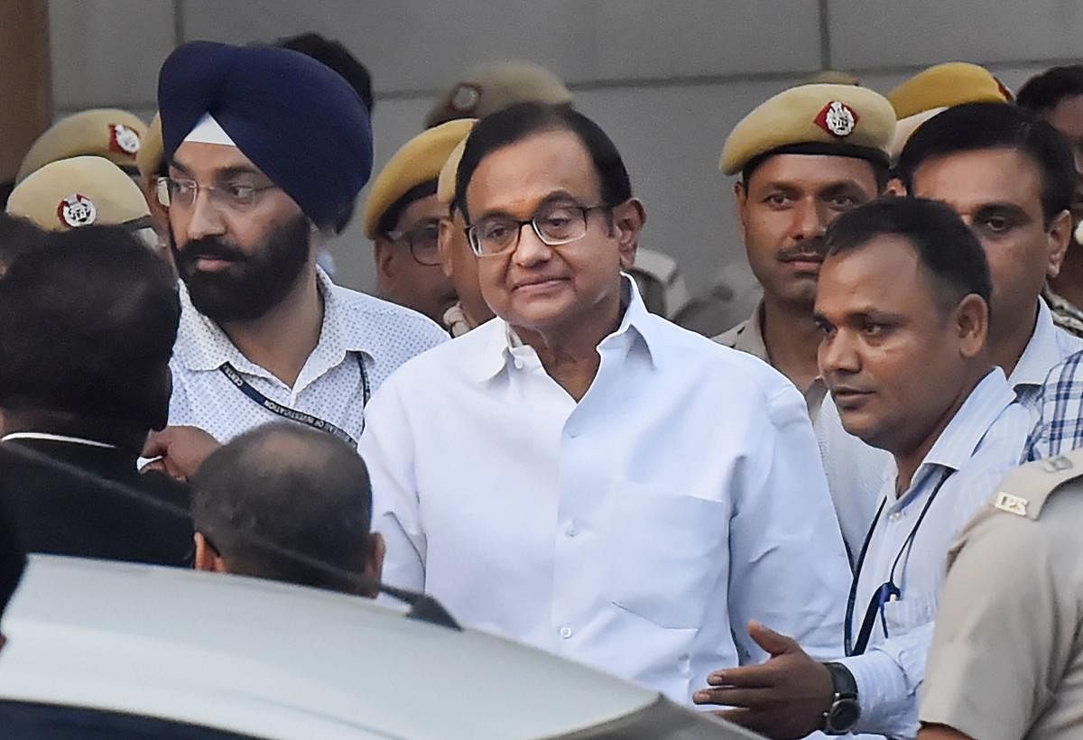 P Chidambaram questioned the validity of the orders by the Special CBI judge to issue a non-bailable warrant and custody remand against him. (PTI photo)