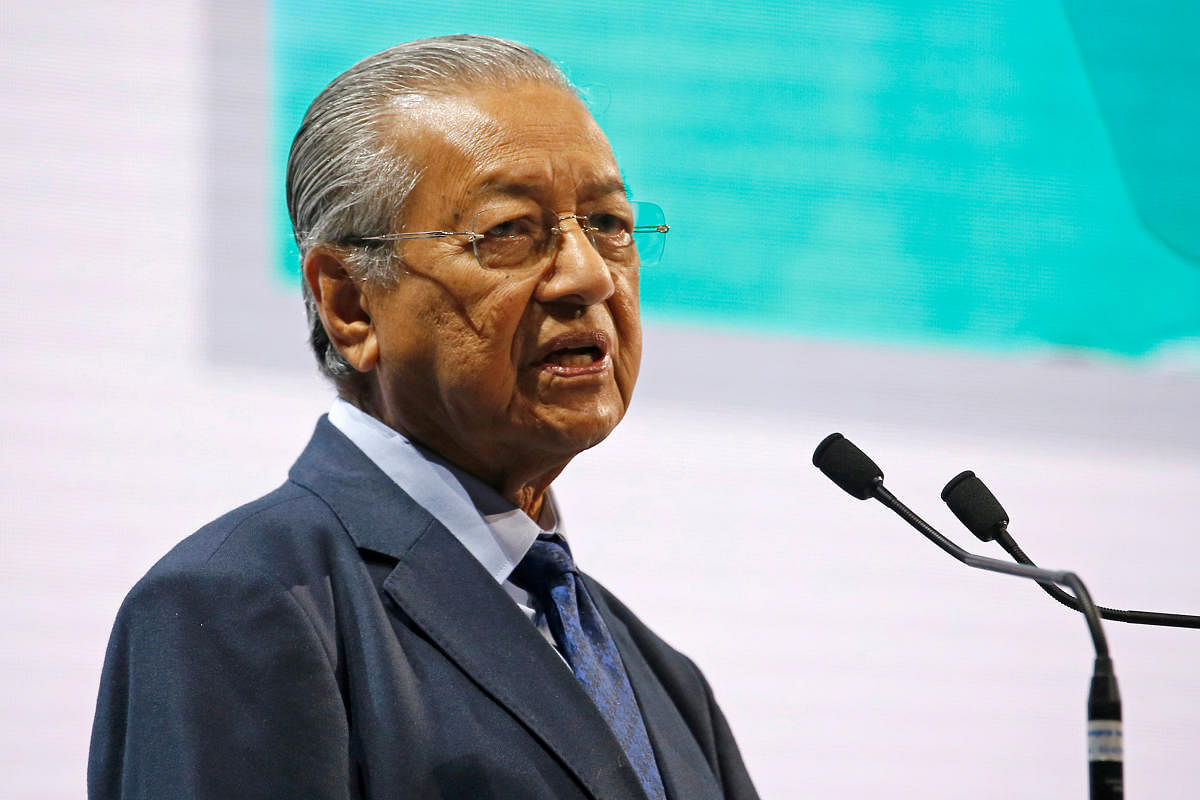 Malaysia Prime Minister Mahathir Mohamad. (Reuters Photo)