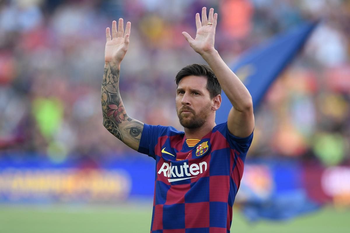 Barcelona's Argentinian forward Lionel Messi. (AFP Photo)