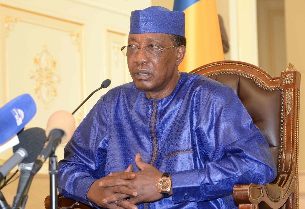 Chad president Idriss Deby Itno. (AFP Photo)