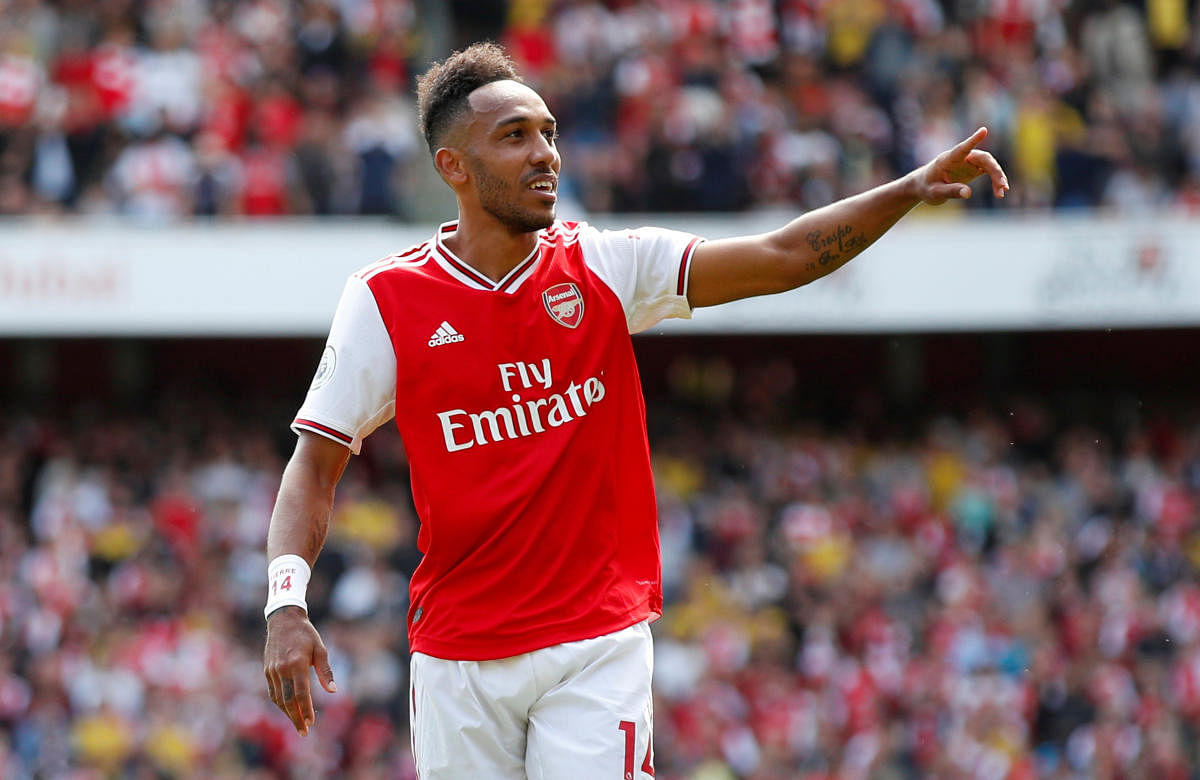 Arsenal's Pierre-Emerick Aubameyang. (Reuters Photo)