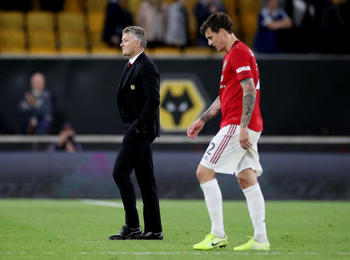  Manchester United manager Ole Gunnar Solskjaer after the match Action Images. (Reuters Photo)